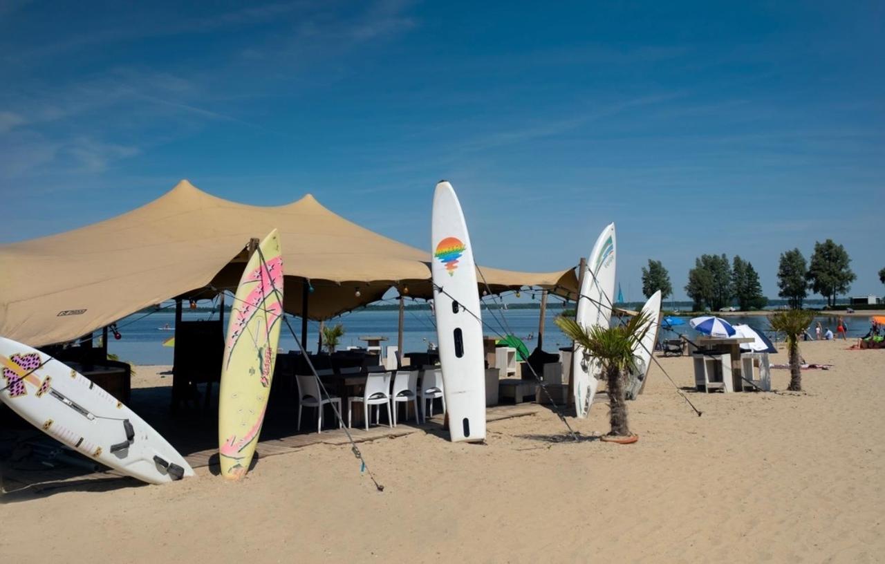 Luxus Cube Meerblick Veluwemeer Am Strand In Erster Reihe Hulshorst ภายนอก รูปภาพ